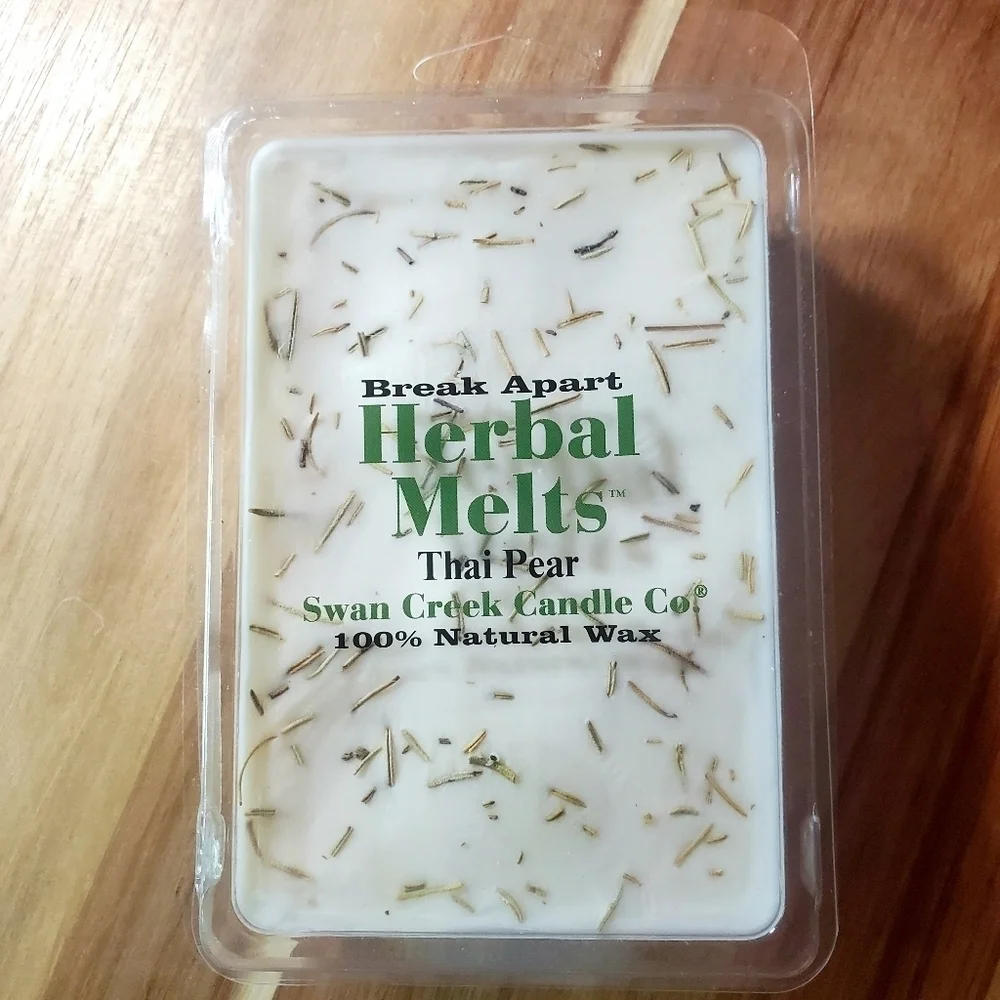THAI PEAR by SWAN CREEK CANDLE CO Herbal Melts 100% Natural Wax 5.25 oz NWT